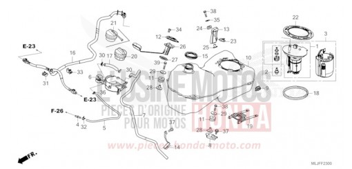 RESERVOIR A CARBURANT GL1800BDS de 2025
